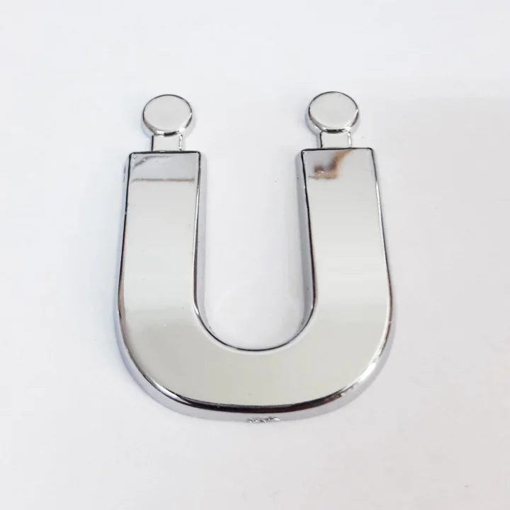 Mey İthalat® Cemax Ü Harfi  3,75 cm Krom Yapışkanlı