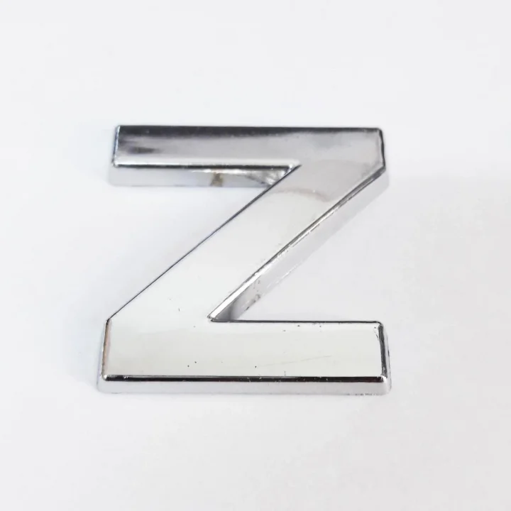 Mey İthalat® Cemax Z Harfi  3,75 cm Krom Yapışkanlı