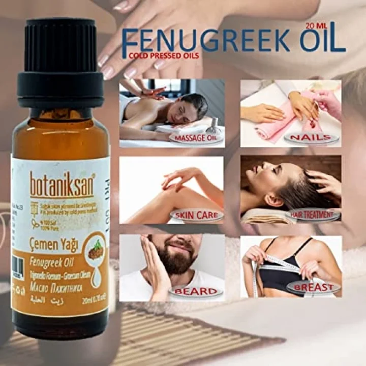 Çemen Yağı 20ML Soğuk Sıkım, Saf, Doğal, Katkısız