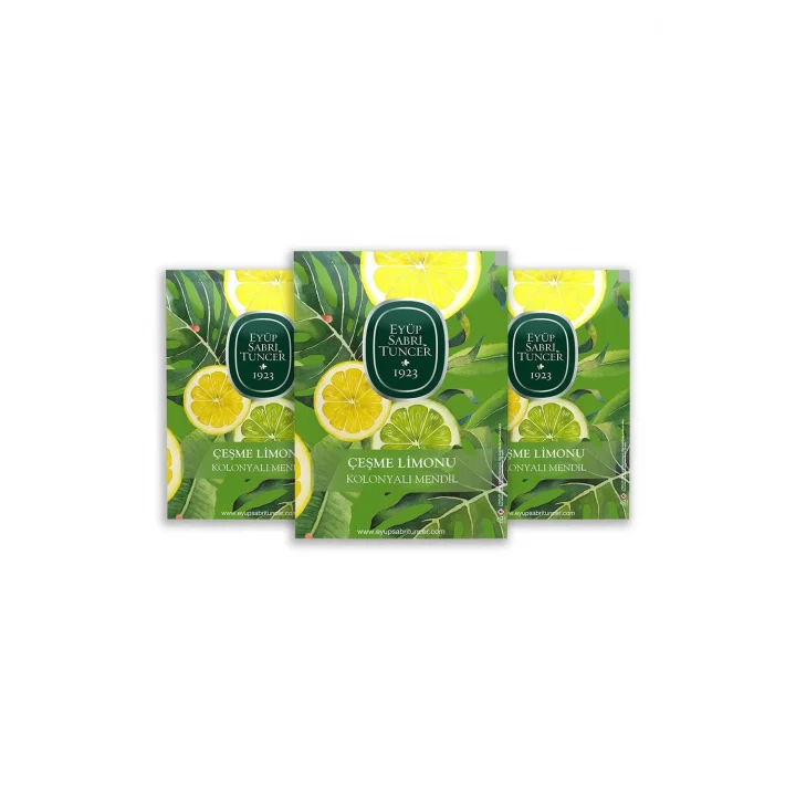 Çeşme Limonu Kolonyalı Mendil 50li x 3 Adet
