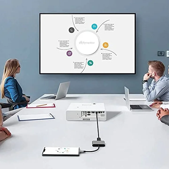CF01 Macbook Uyumlu 4K Full HD 1080p Type C To 3 Portlu HDMI - USB 3.0 - PD Çevirici Hub Adaptör