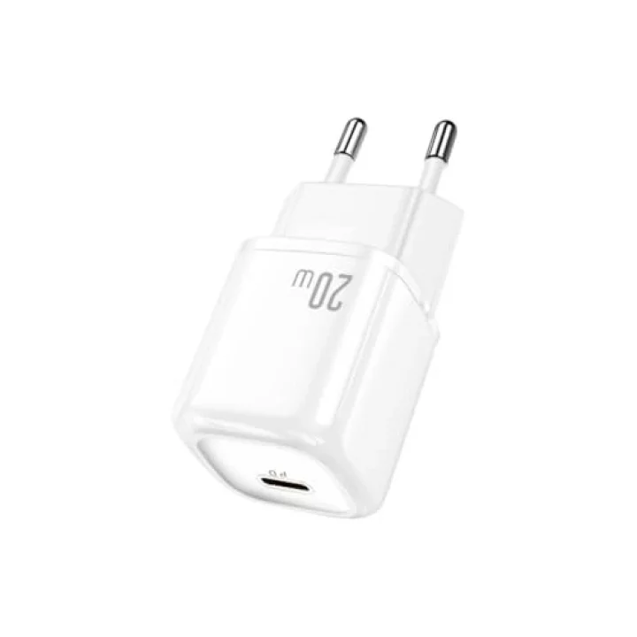 Ch-8290 20W Mini Pd Type-C Girişli Şarj Adaptörü, Beyaz