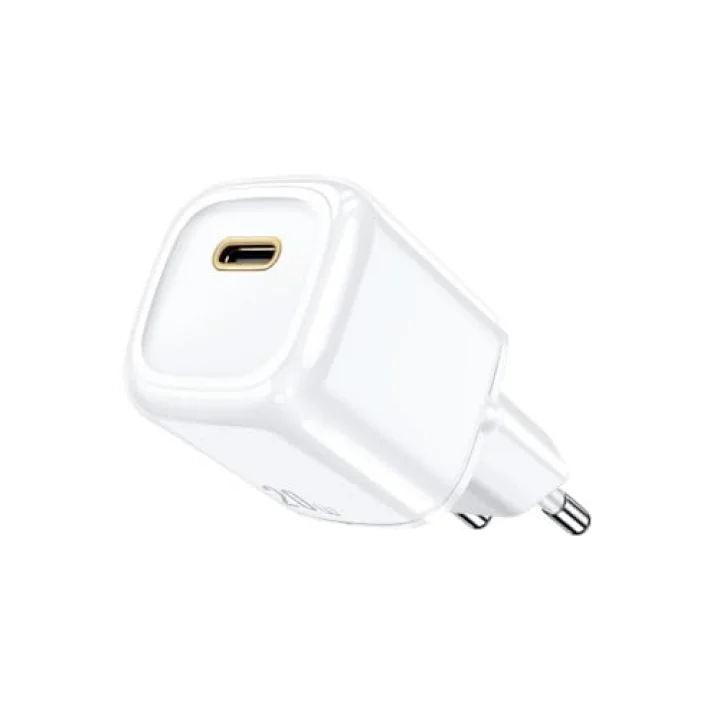 Ch-8290 20W Mini Pd Type-C Girişli Şarj Adaptörü, Beyaz