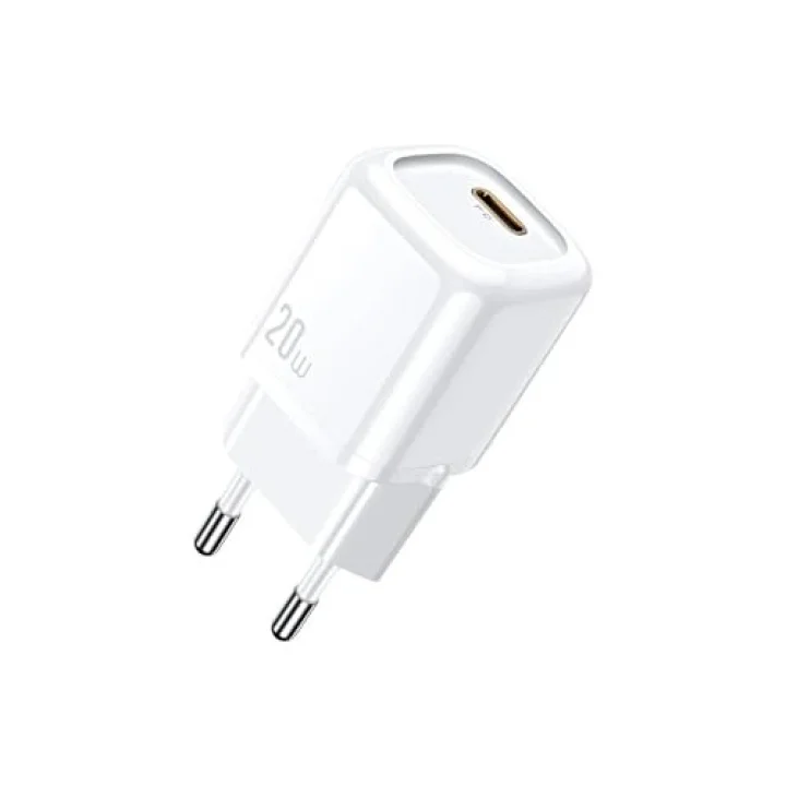 Ch-8290 20W Mini Pd Type-C Girişli Şarj Adaptörü, Beyaz
