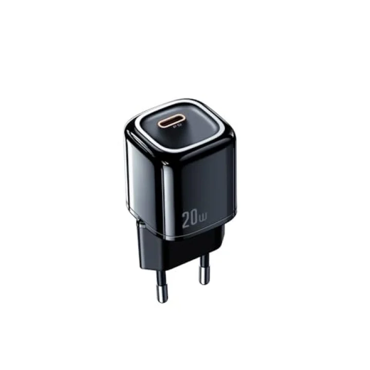 Ch-8291 20W Mini Pd Type-C Girişli Şarj Adaptörü, Siyah