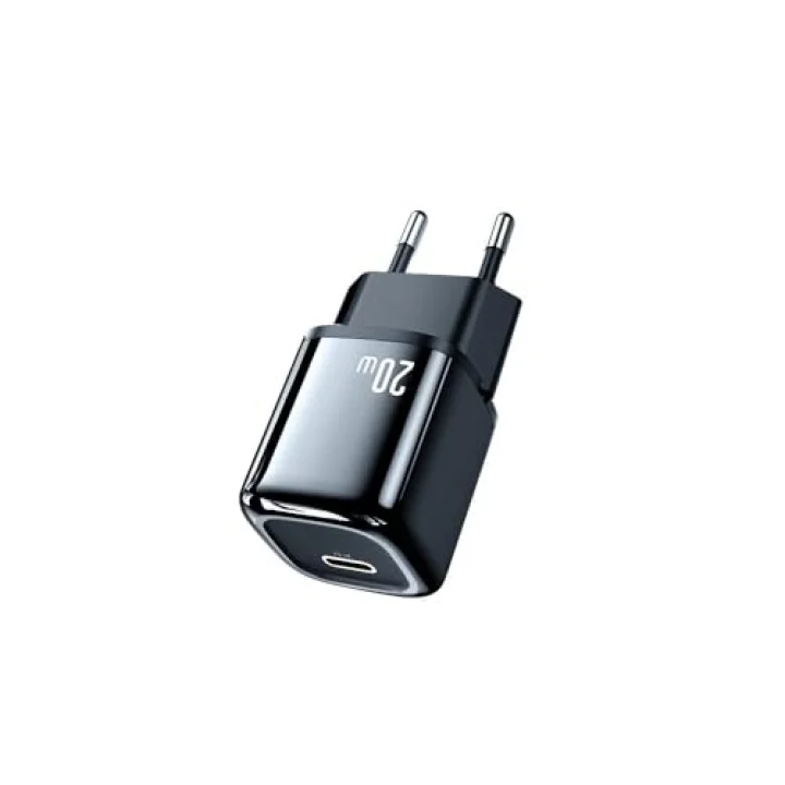 Ch-8291 20W Mini Pd Type-C Girişli Şarj Adaptörü, Siyah