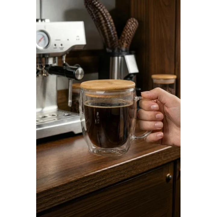 Chado - Çift Cidarlı Cam Çay Bardağı 300ml