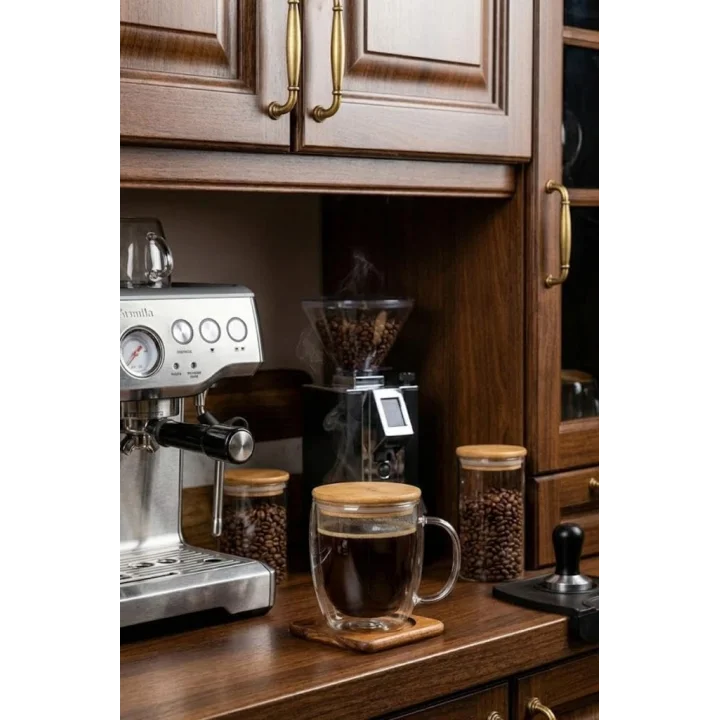 Chado - Çift Cidarlı Cam Çay Bardağı 300ml