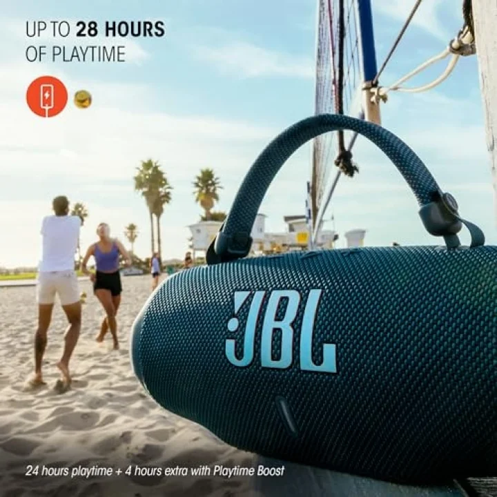 Charge6, Bluetooth Hoparlör, IP67, Siyah