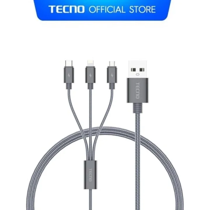 Charger+Data Cable Tcd-X95 2A 1M Gri