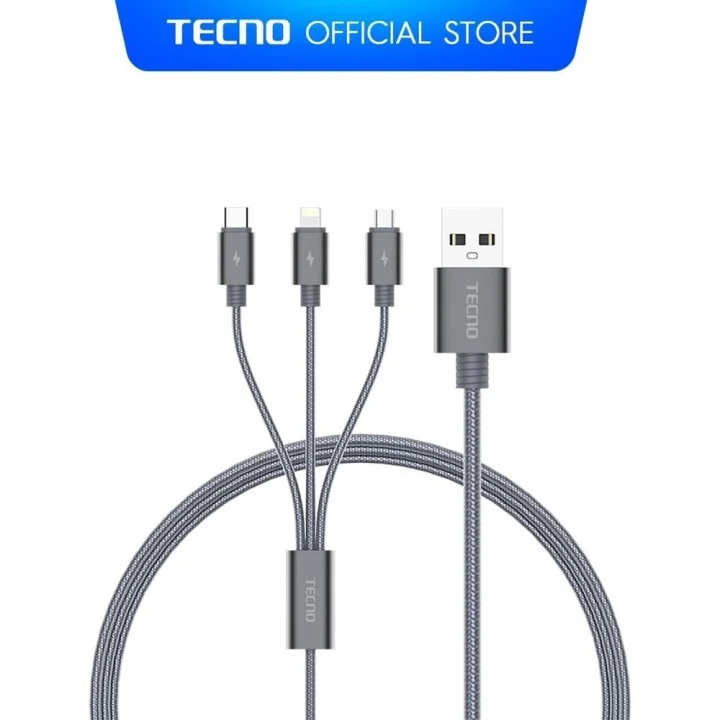 Charger+Data Cable Tcd-X95 2A 1M Gri