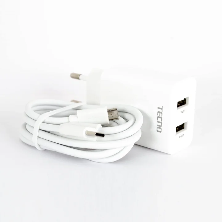 CHARGER + DATA CABLE TCW-E01D BEYAZ