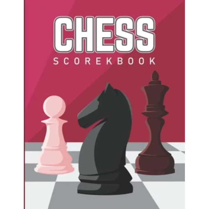 Chess Scorebook: Chess Score Journal, Chess Score Notebook, Chess Score Books, Chess Scoresheet, Record Your Games, Log Wins Moves Record, Minimalist Cover