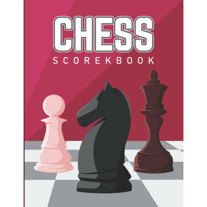 Chess Scorebook: Chess Score Journal, Chess Score Notebook, Chess Score Books, Chess Scoresheet, Record Your Games, Log Wins Moves Record, Minimalist Cover