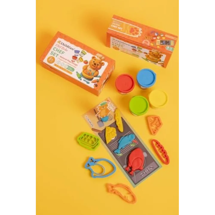 ChildGen Doğal Oyun Hamuru Sevimli Patiler - Chef Set