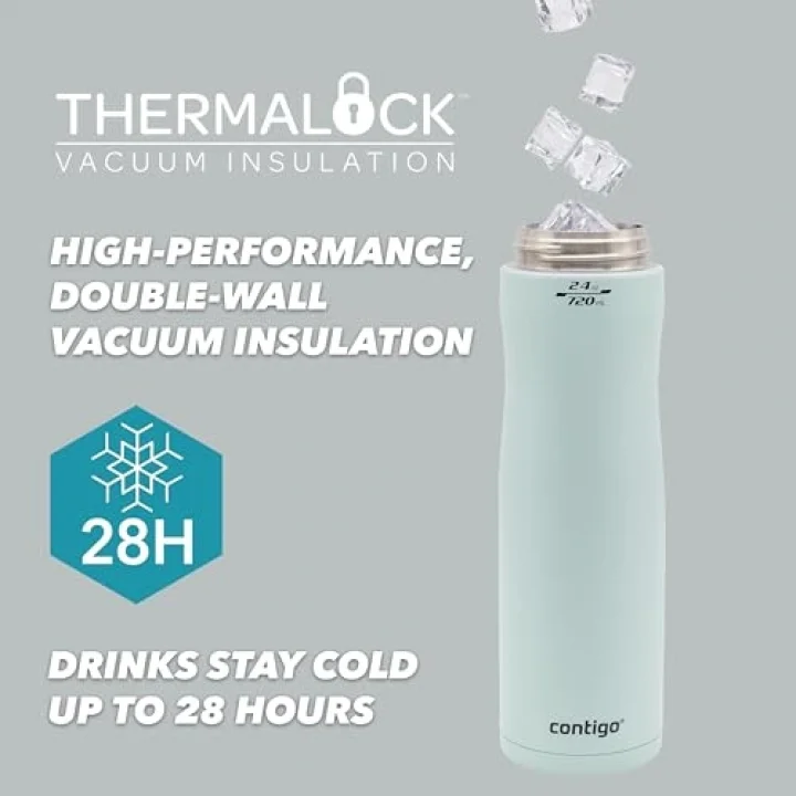 Chill Autoseal Soğuk Su Termosu 720 mL Beyaz