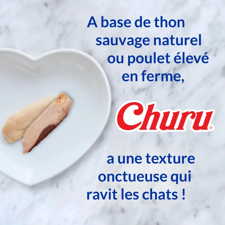 Churu Lick-Able Puree The Cats Tavuk ve Tarak Paketi 4 x 14g Tüpler
