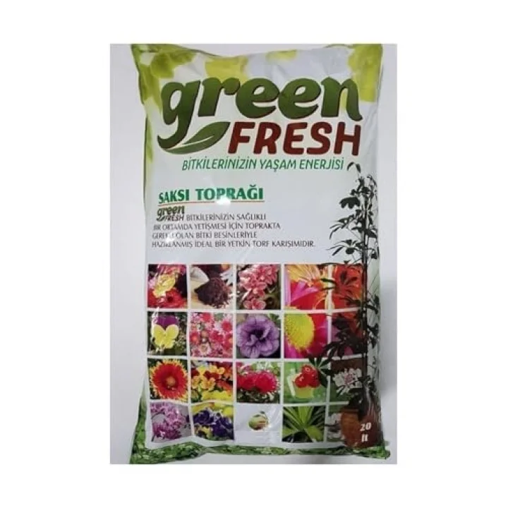 Çiçek Toprağı 20 Lt Yerli Torf Saksı Bitki Perlit Karışımlı Bahçe