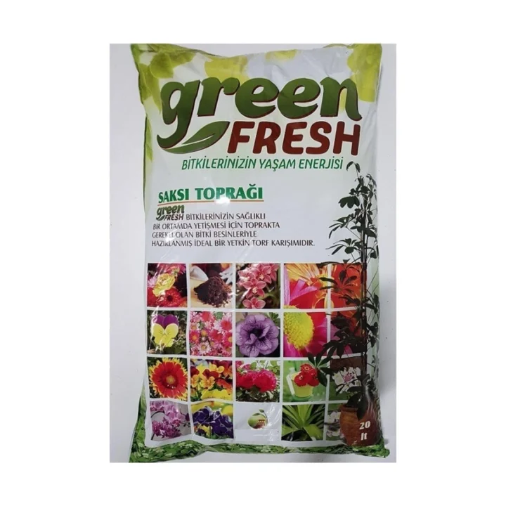Çiçek Toprağı 20 Lt Yerli Torf Saksı Bitki Perlit Karışımlı Bahçe