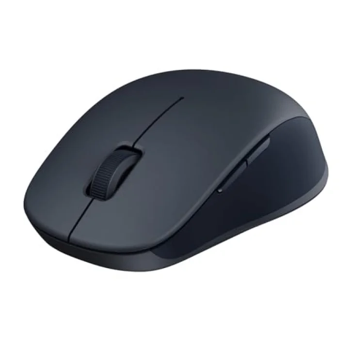 Çift Modlu Kablosuz Fare 2 Siyah 2.4GHz ve Bluetooth Çift Modlu Bağlantı Sessiz 1200 DPI Hassas Sensör Simetrik Hafif 62g İki Cihaz Arasında Dikişsiz Anahtarlama LED Göstergesi Büyük