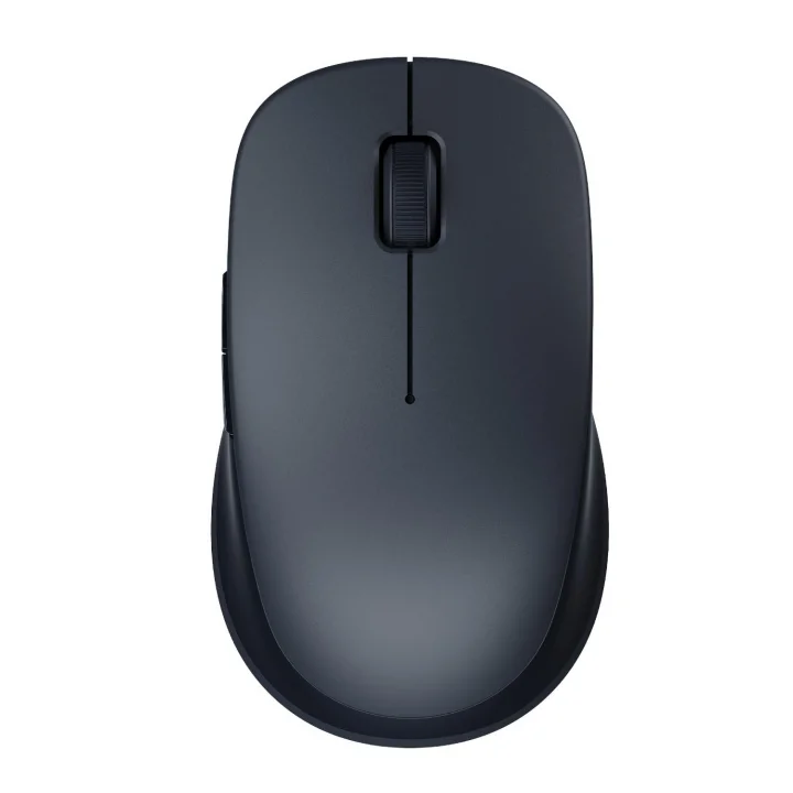 Çift Modlu Kablosuz Fare 2 Siyah 2.4GHz ve Bluetooth Çift Modlu Bağlantı Sessiz 1200 DPI Hassas Sensör Simetrik Hafif 62g İki Cihaz Arasında Dikişsiz Anahtarlama LED Göstergesi Büyük