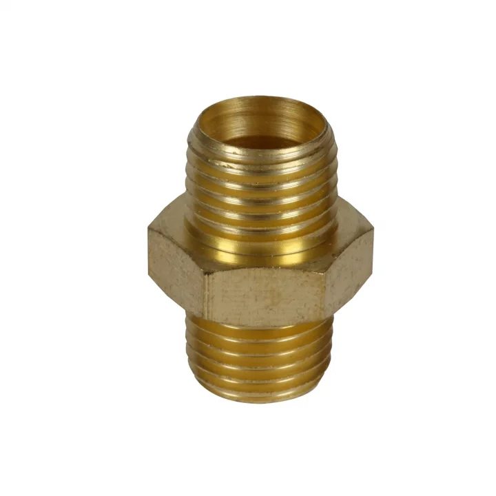 Çift Taraflı Nipel R1/4 (Kompresör Aksesuarı, pirinçten, tüm 1/4 dış dişli basınçlı hava bağlantılarına uygun) - 4139620