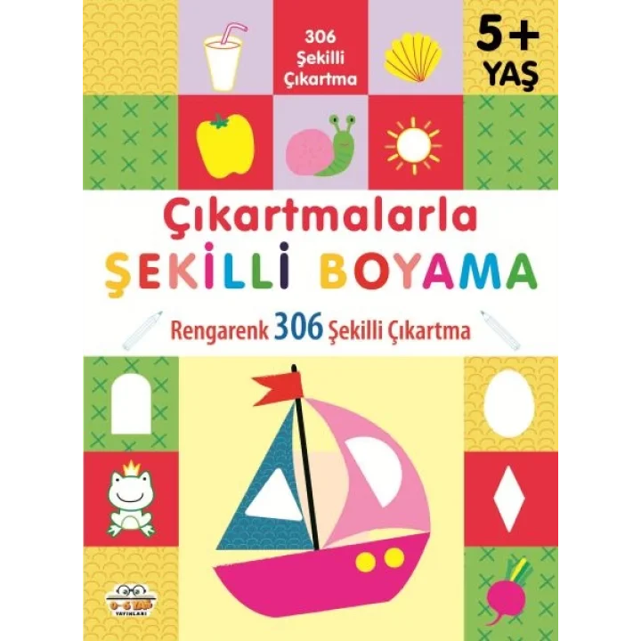 Çıkartmalarla Şekilli Boyama 5 Yaş Üstü