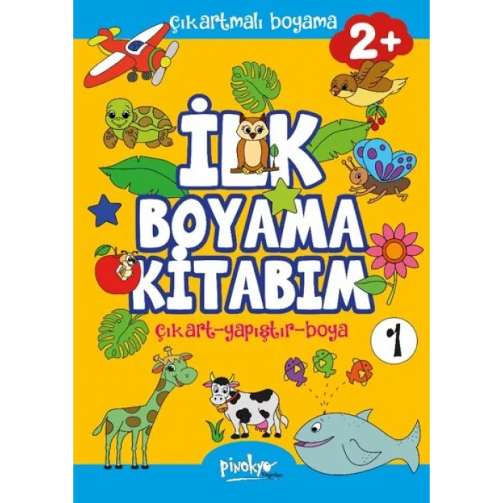 Çıkartmalı İlk Boyama Kitabım 2+ Yaş-1