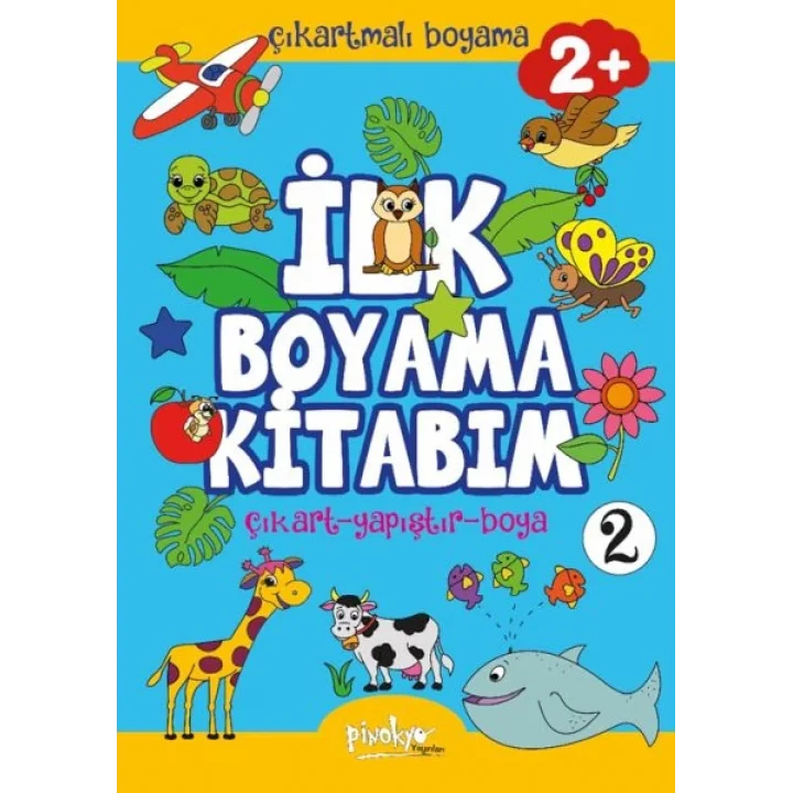 Çıkartmalı İlk Boyama Kitabım 2+ Yaş-2