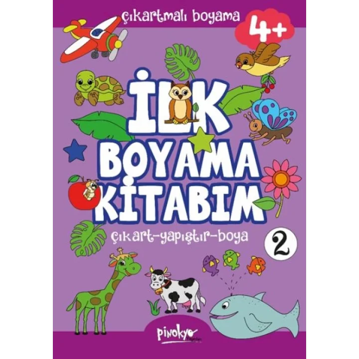 Çıkartmalı İlk Boyama Kitabım 4+ Yaş-2