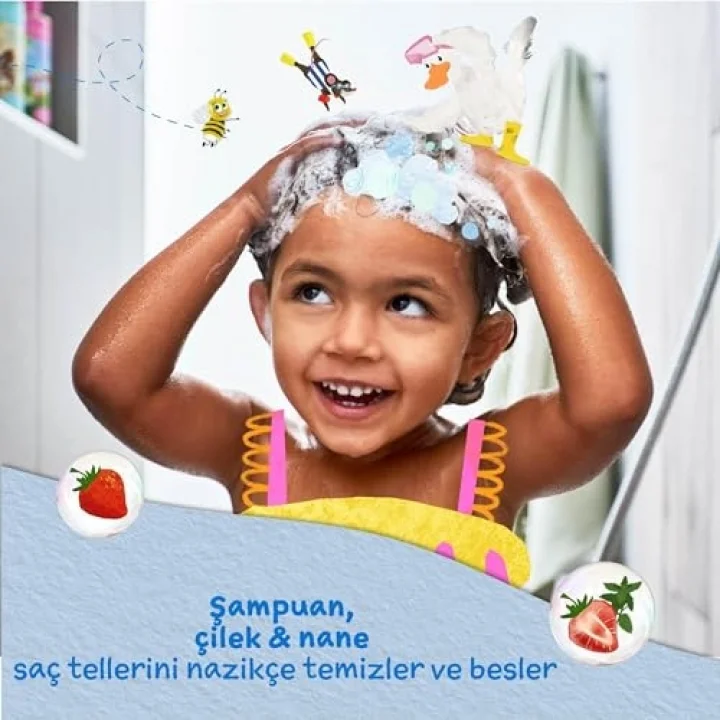 Çilek ve Organik Nane Özlü Şampuan 250ml