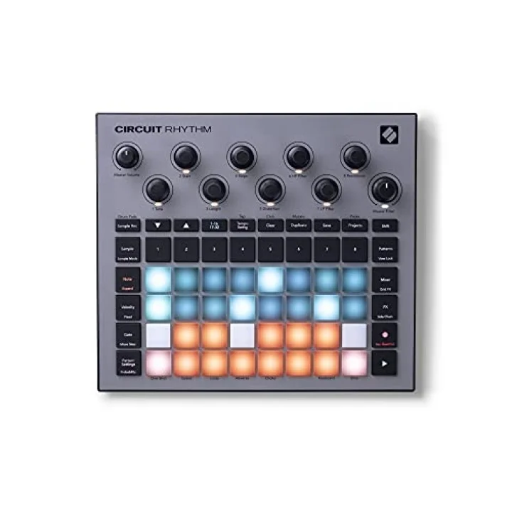 Circuit Rhythm Groovebox Synthesizer: Beats Yapmak ve Performans Sergilemek İçin 8 Örnek Parçaya Sahip Sampler ve Groovebox