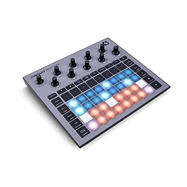 Circuit Rhythm Groovebox Synthesizer: Beats Yapmak ve Performans Sergilemek İçin 8 Örnek Parçaya Sahip Sampler ve Groovebox