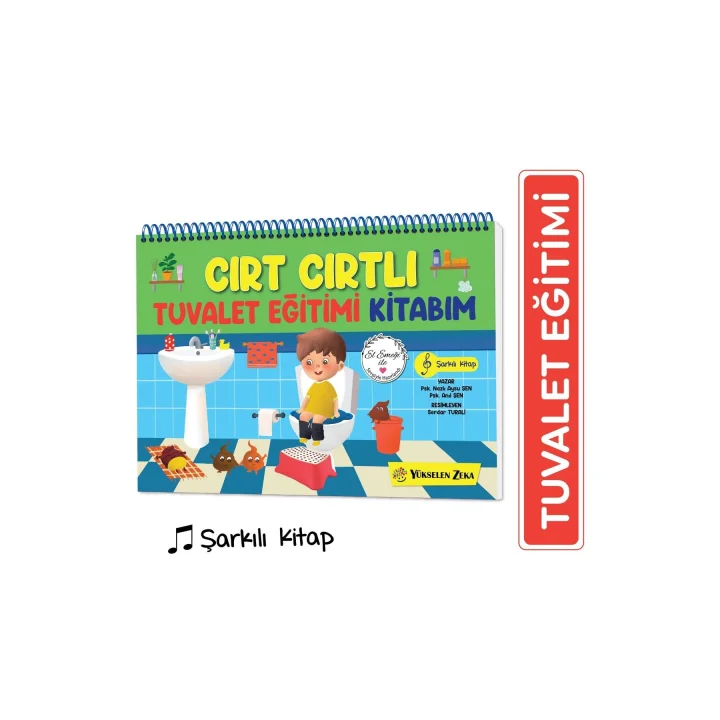 Cırt Cırtlı Tuvalet Eğitimi Kitabım (Şarkılı)