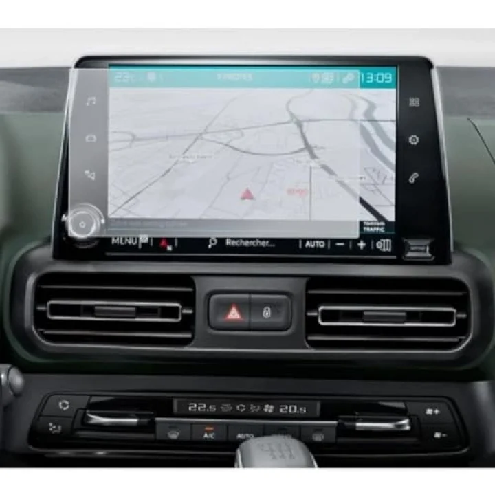 Citroen Berlingo 8 İnç İle Uyumlu Mat Ekran Koruyucu Multimedya Şeffaf