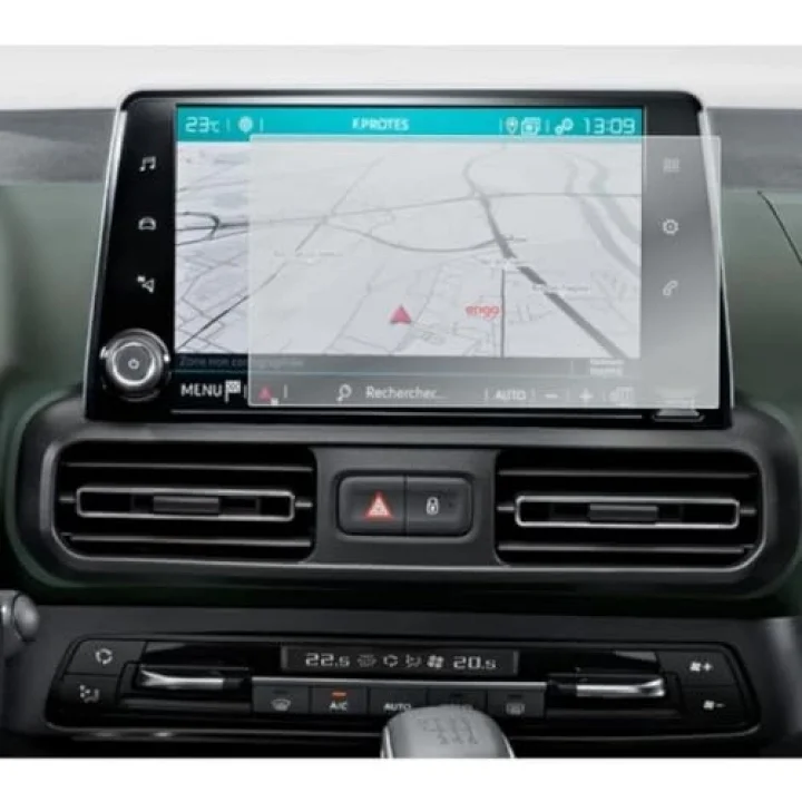 Citroen Berlingo 8 İnç İle Uyumlu Mat Ekran Koruyucu Multimedya Şeffaf