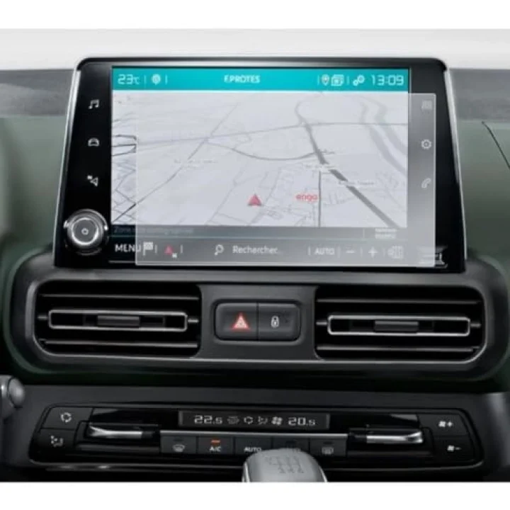 Citroen Berlingo 8 İnç İle Uyumlu Mat Ekran Koruyucu Multimedya Şeffaf