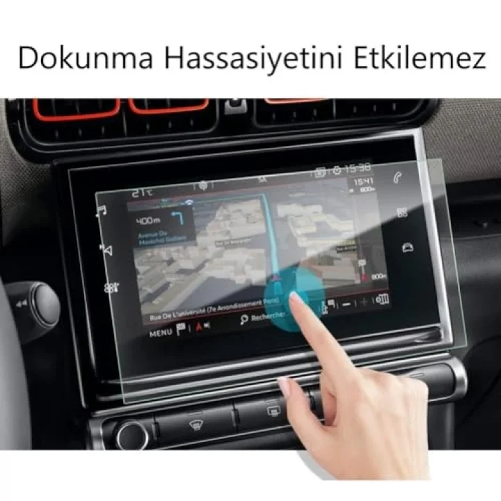 Citroen C3 Aircross 7 İnç İle Uyumlu Ekran Koruyucu Multimedya