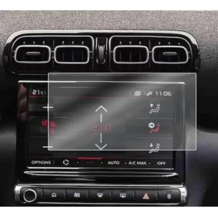 Citroen C3 Aircross 7 İnç İle Uyumlu Mat Ekran Koruyucu Multimedya