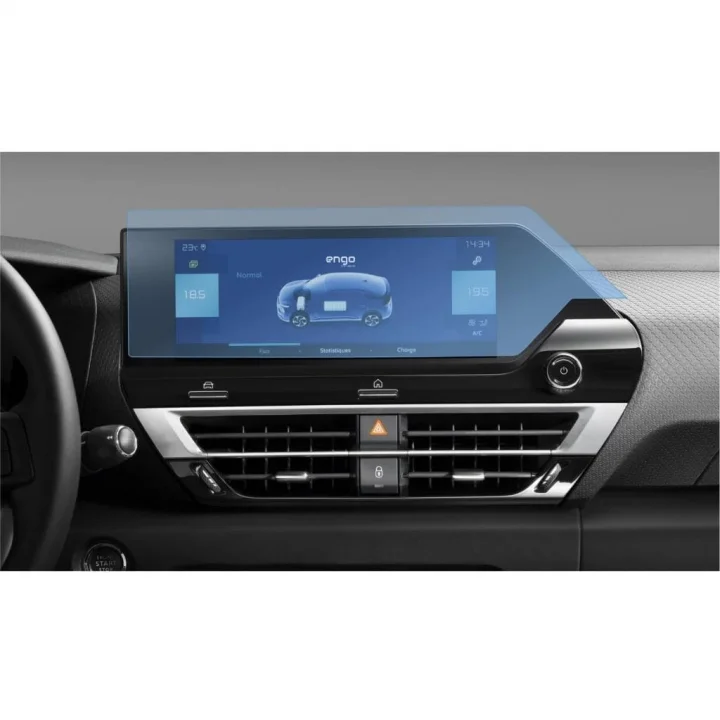 Citroen C4 10 İnç İle Uyumlu Multimedya Ekran Koruyucu Şeffaf