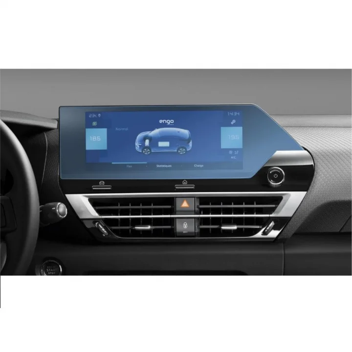 Citroen C4 10 İnç İle Uyumlu Multimedya Ekran Koruyucu Şeffaf