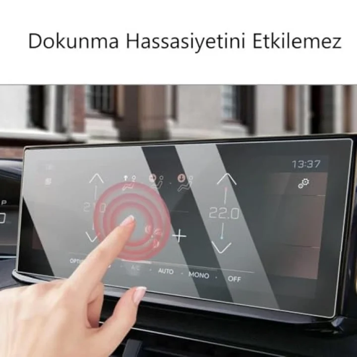 Citroen e-C3 10.25 İnç İle Uyumlu Ekran Koruyucu Multimedya Navigasyon