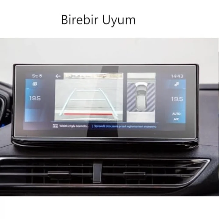 Citroen e-C3 10.25 İnç İle Uyumlu Ekran Koruyucu Multimedya Navigasyon