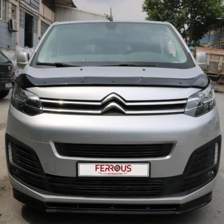 Citroen Jumpy ile Uyumlu ile Uyumlu Ön Kaput Koruyucu Rüzgarlık 2017 ve Üstü