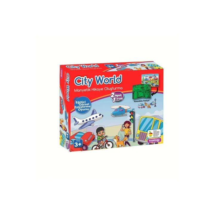 City World Manyetik Hikaye Oluşturma Kutu Oyunu