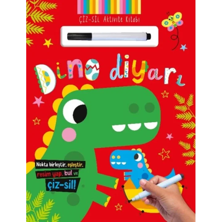 Çiz – Sil Aktivite Kitabı Dino Diyarı
