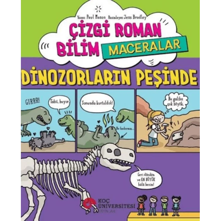 Çizgi Roman Bilim Maceralar - Dinozorların Peşinde