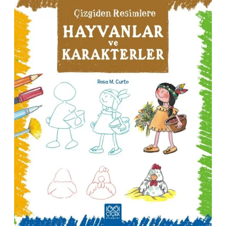 Çizgiden Resimlere - Hayvanlar ve Karakterler
