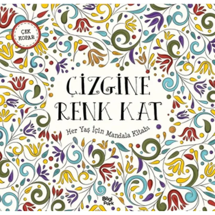 Çizgine Renk Kat - Her Yaş İçin Mandala