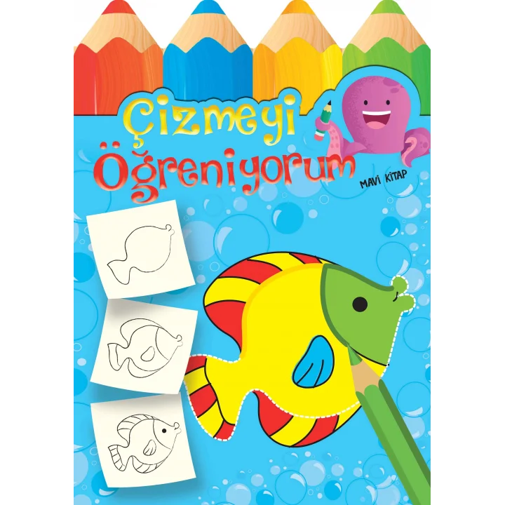 Çizmeyi Öğreniyorum Mavi Kitap